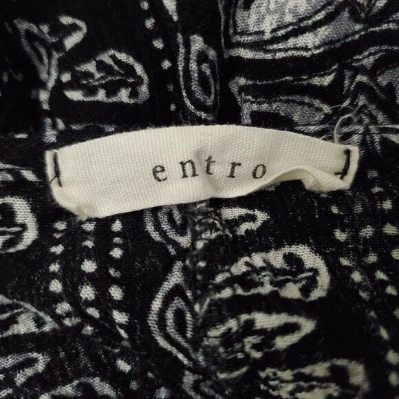 Blouse Dolman sleeve print Top M ENTRO - Picture 6 of 7